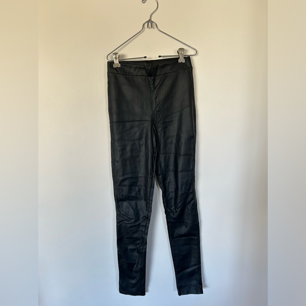 Naked Wardrobe Vegan Leather Leggings